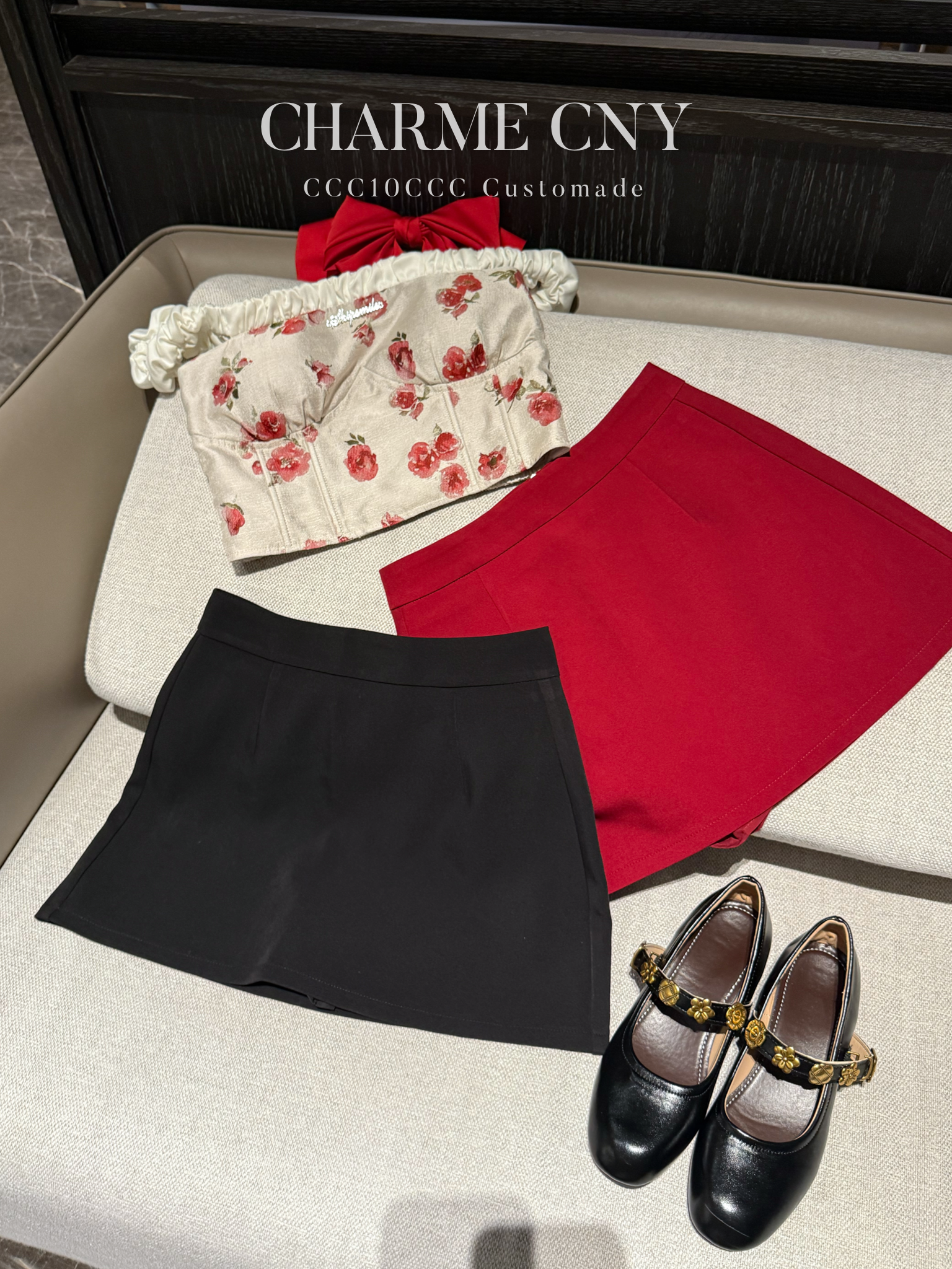 De Classy Skirt 经典小短裙 ♥️ (Maroon)