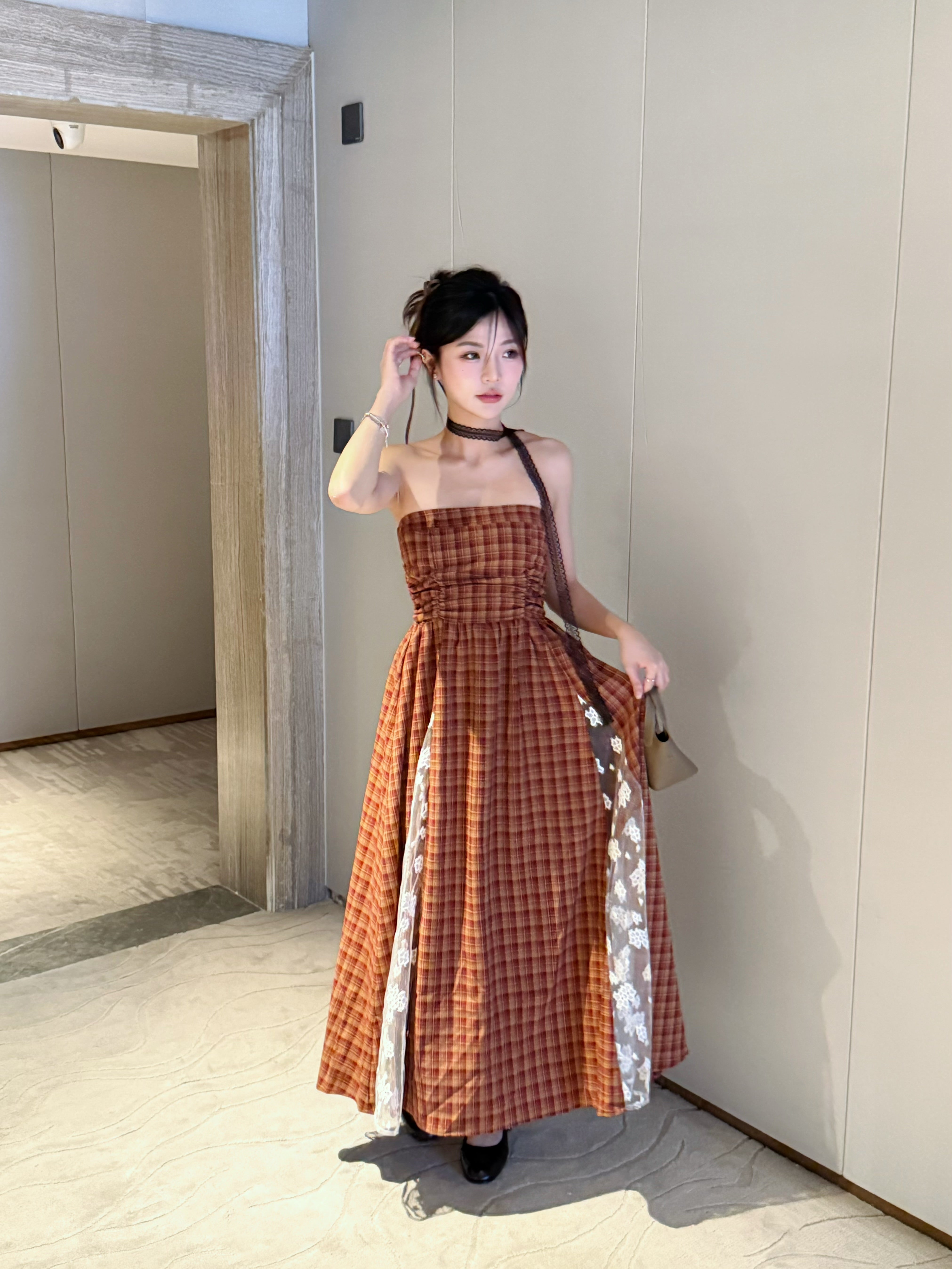 Theresa Vintage Dress 【花影】