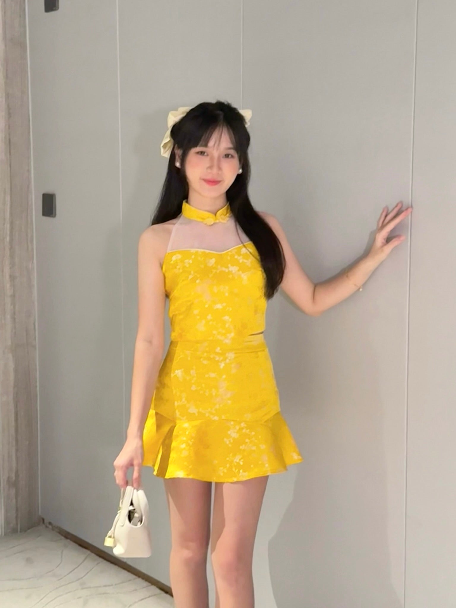 Bella Gold Cheongsam 阳光贝儿