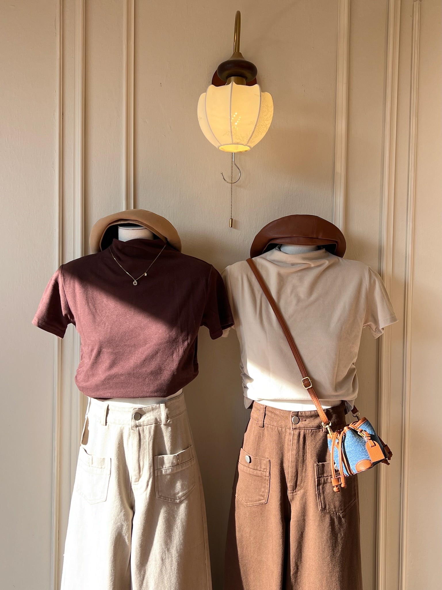 𝘾𝙃𝘼𝙍𝙈𝙀 Simone Pants（Brown）