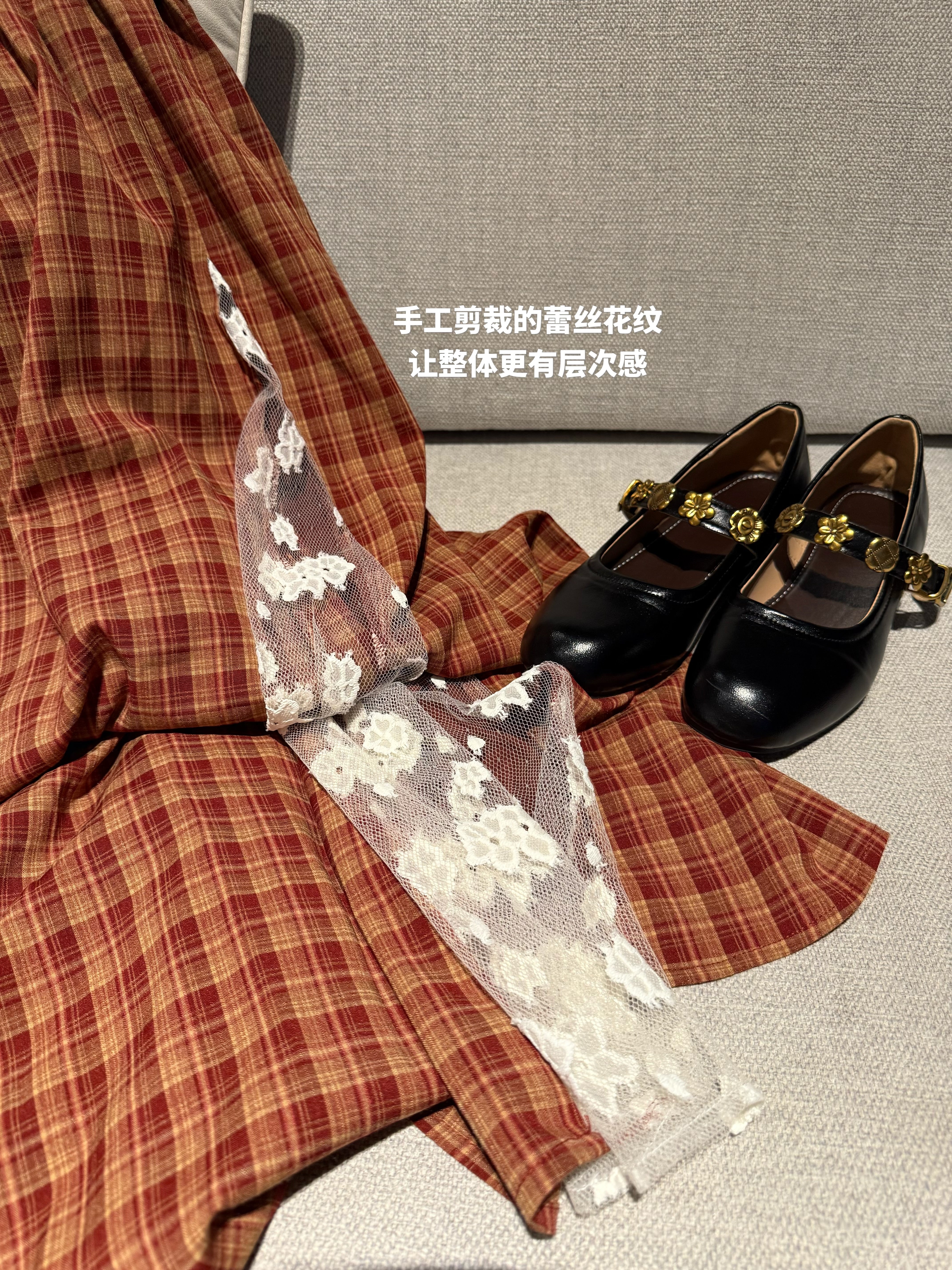 Theresa Vintage Dress 【花影】